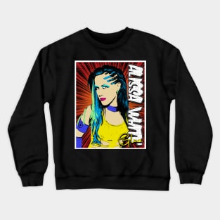 Alissa White Gluz Pop Art Design Crewneck Sweatshirt